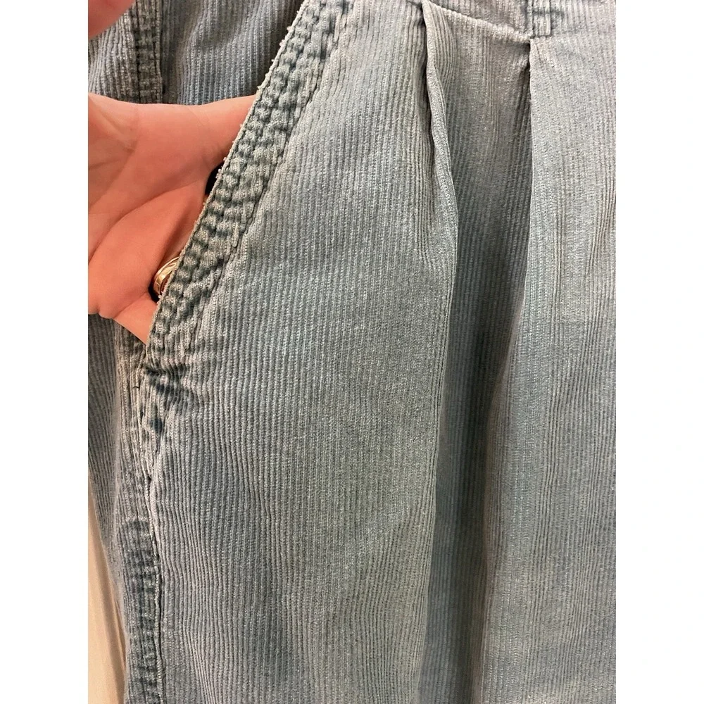 Eddie‎ Bauer Outdoor Outfitter Corduroy Men's Pants Size 38x26.5 (Duck egg Blue)